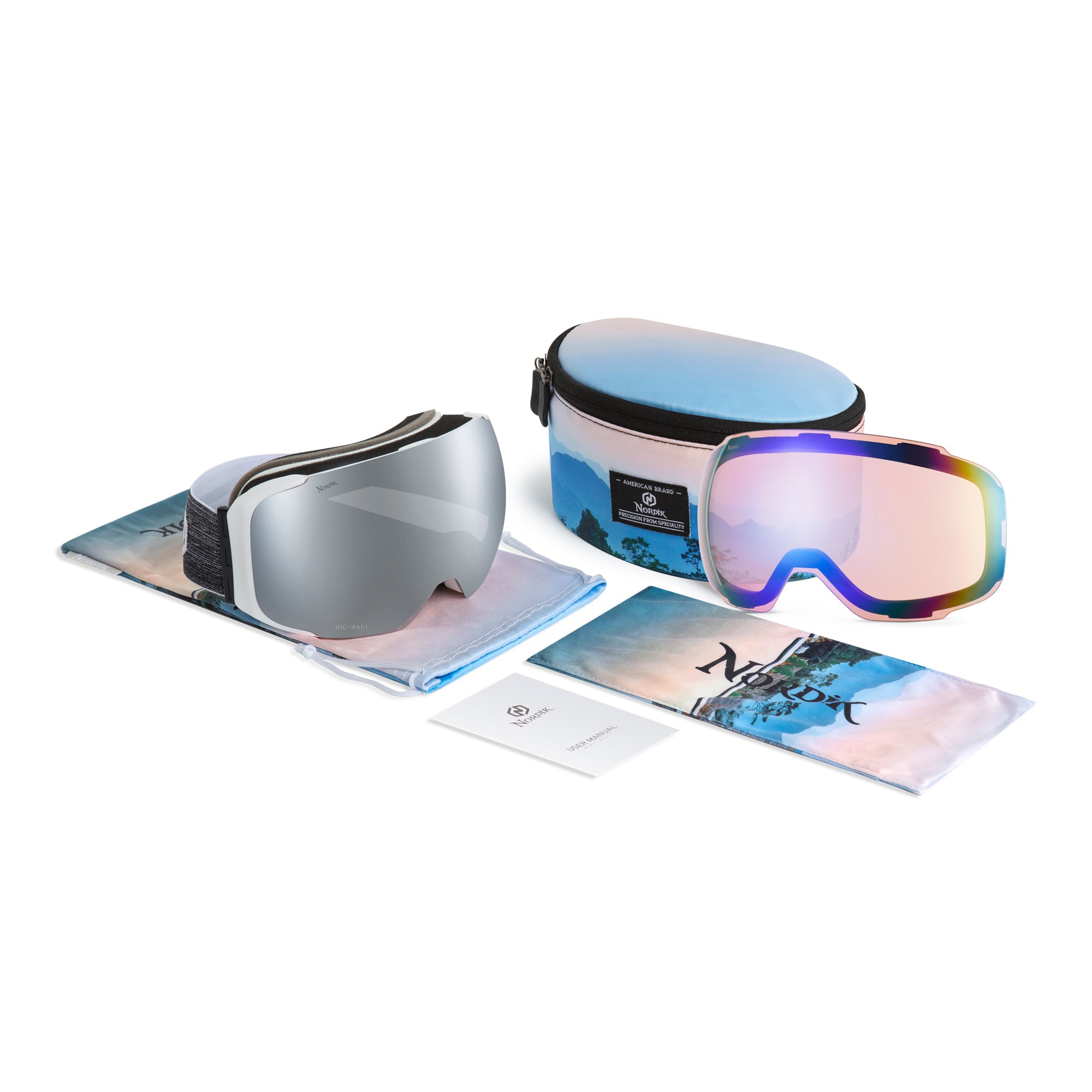 Odoland Snow Ski Goggles S2 Double Lens Anti-Fog OTG India | Ubuy